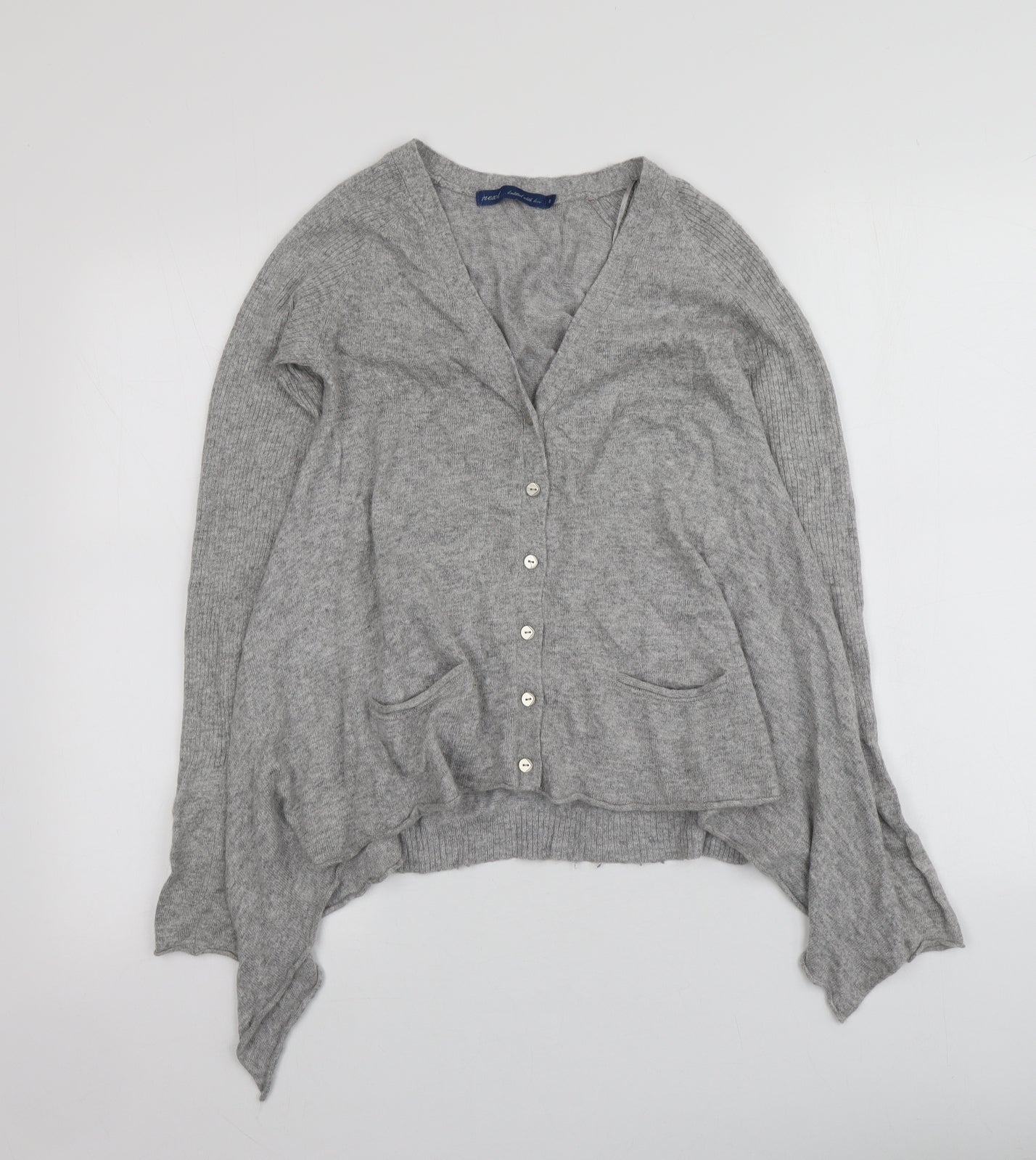 Womens UK Size 8 NEXT Grey Cardigan Jumper