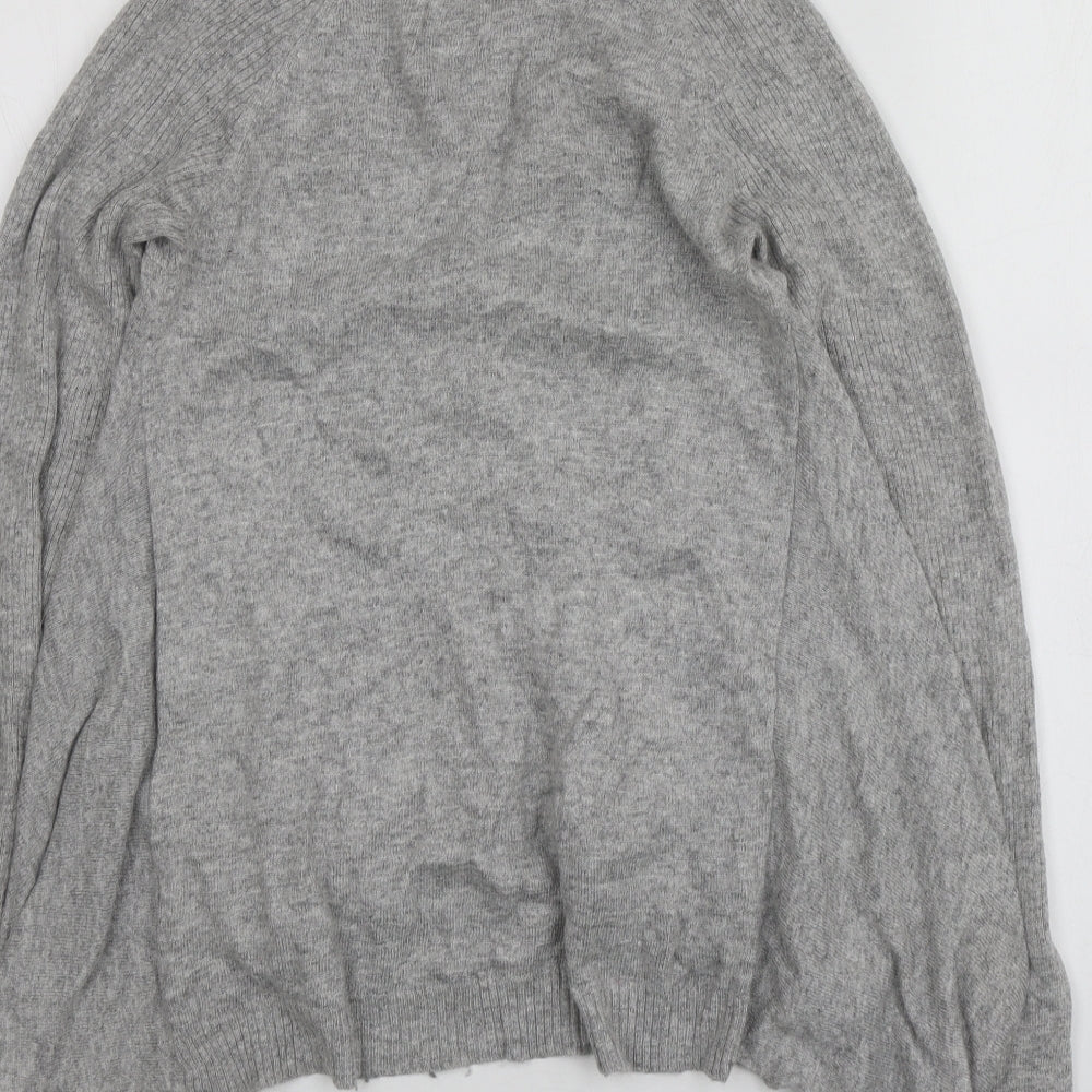 Womens UK Size 8 NEXT Grey Cardigan Jumper