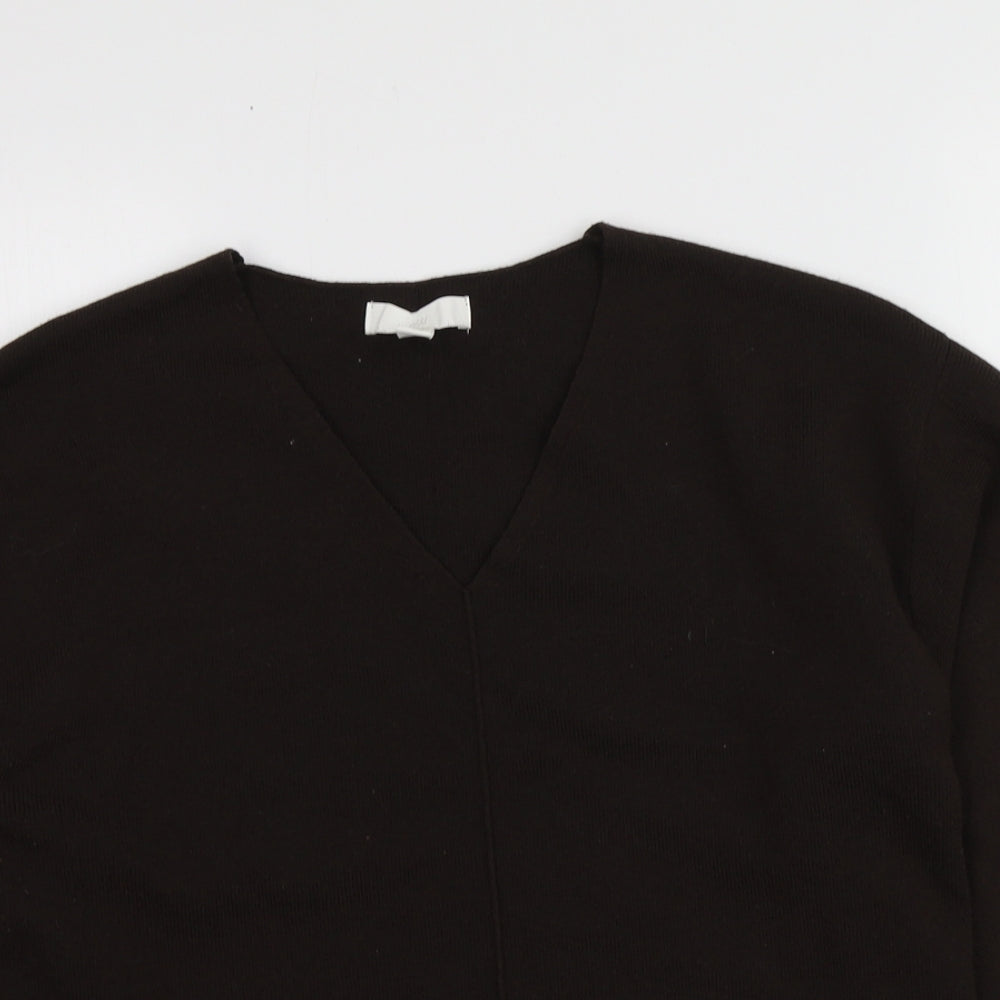 Womens UK Size XS H&M Brown Pullover Jumper