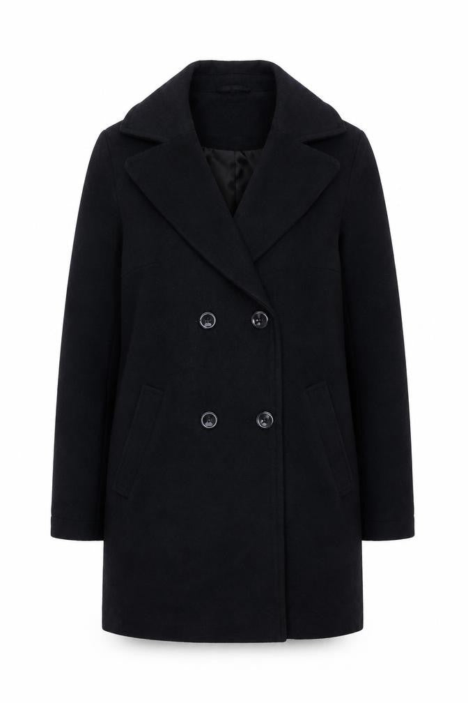 Womens UK Size 8 George Blue Overcoat