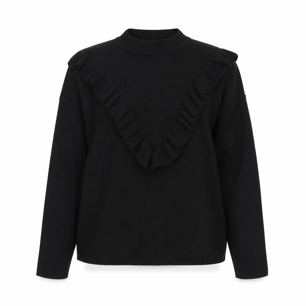 Womens UK Size 8 New Look Black Pullover Jumper