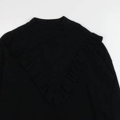 Womens UK Size 8 New Look Black Pullover Jumper