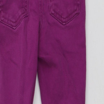 NEXT Girls Purple  Cotton Skinny Jeans Size 4 Years  Regular