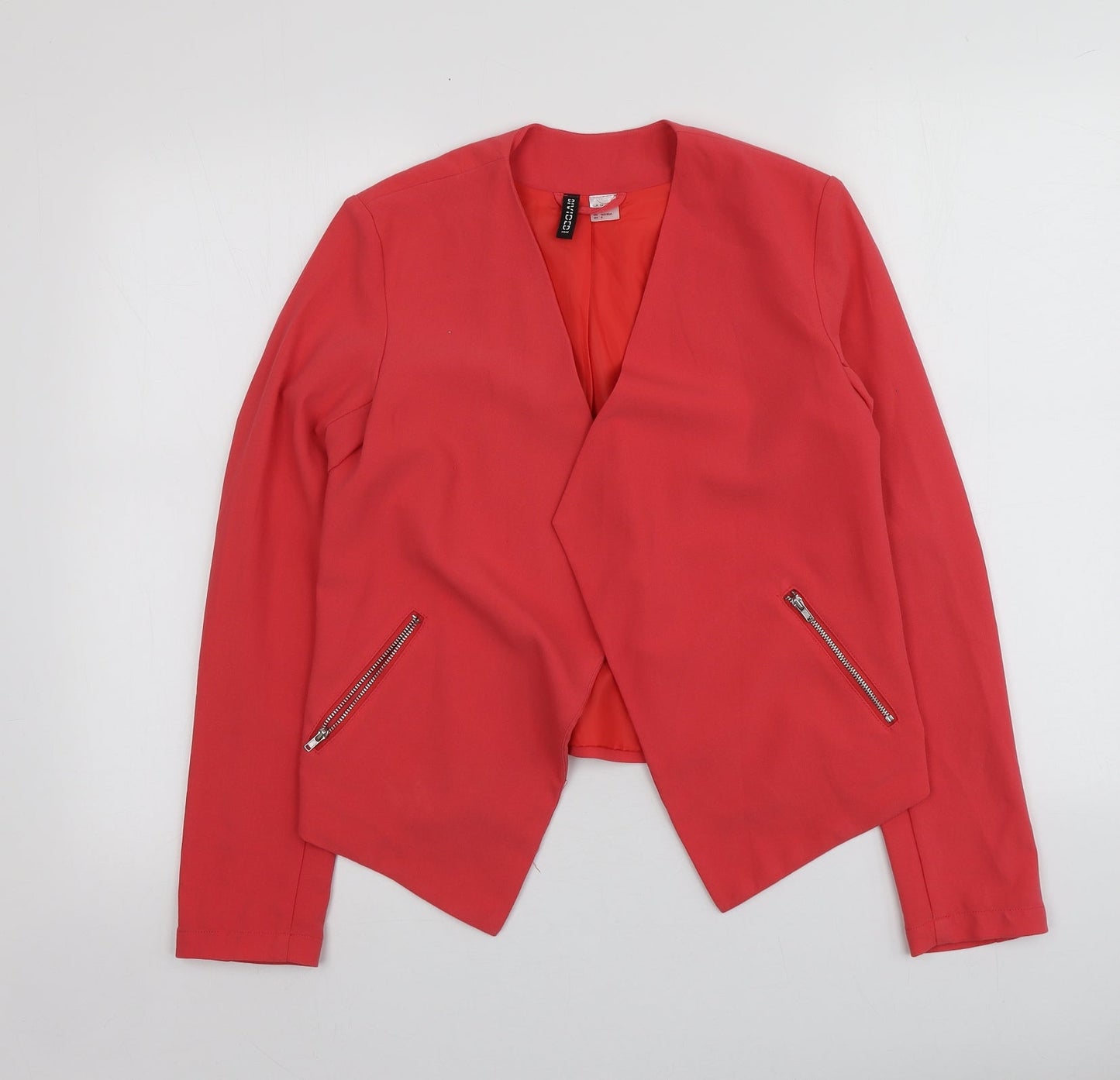 Womens UK Size 34 H&M Orange Shrug Jumper