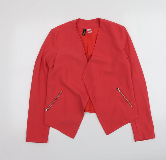 Womens UK Size 34 H&M Orange Shrug Jumper