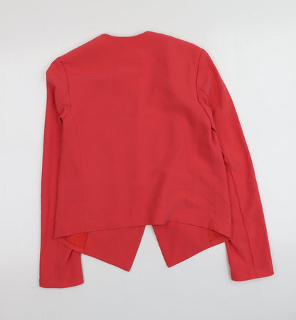 Womens UK Size 34 H&M Orange Shrug Jumper
