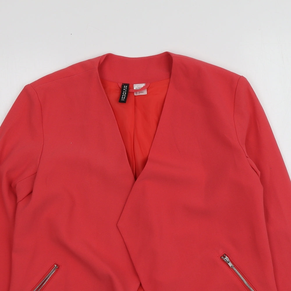Womens UK Size 34 H&M Orange Shrug Jumper