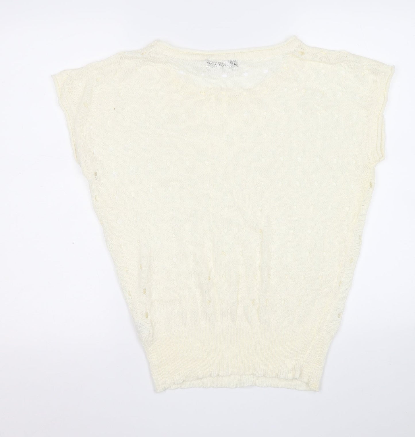 Womens UK Size 12 Select Yellow Vest Jumper