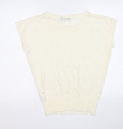 Womens UK Size 12 Select Yellow Vest Jumper