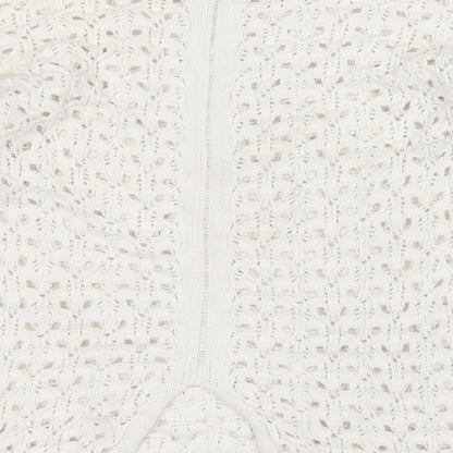 Womens UK Size 6 River Island White Pullover Jumper