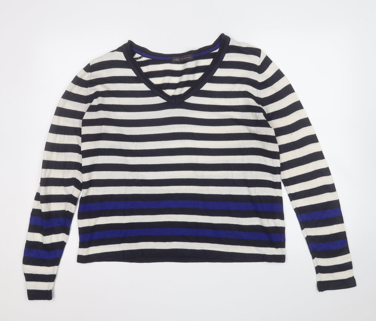 Womens UK Size 14 Marks and Spencer Multicoloured Pullover Jumper