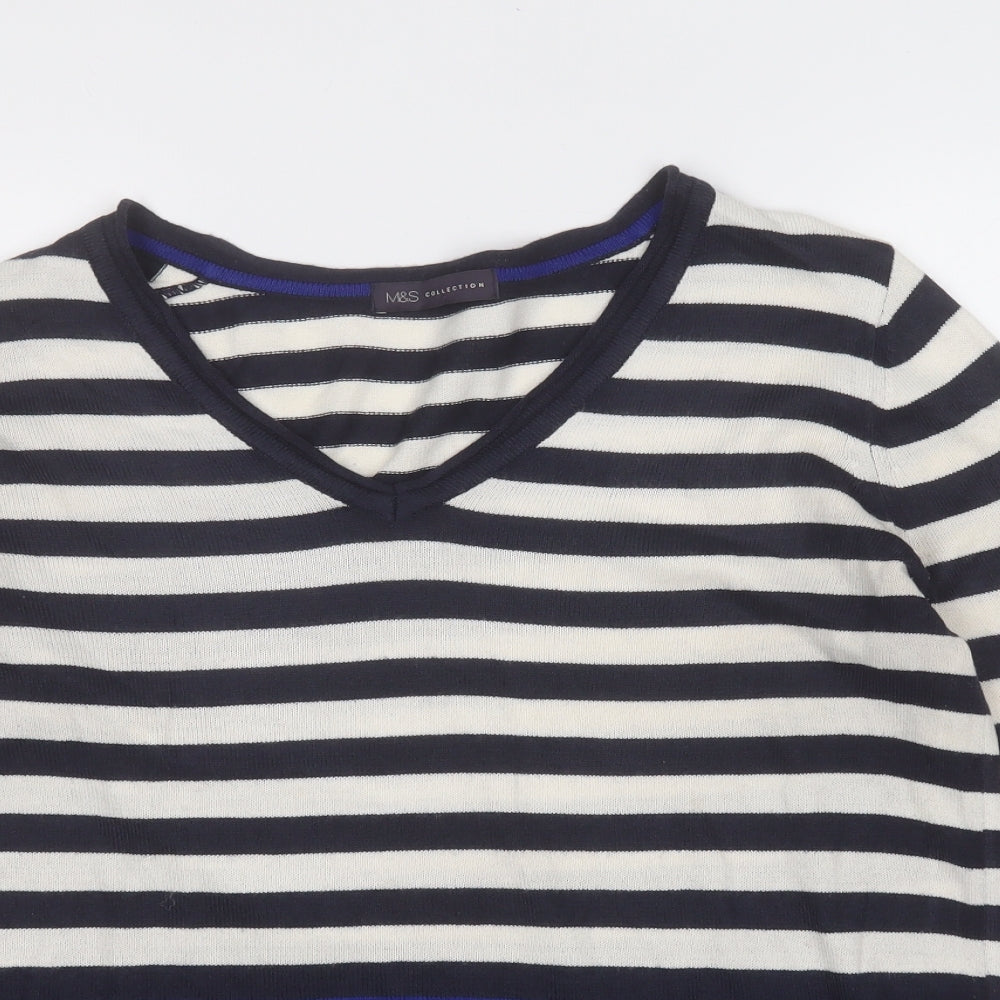 Womens UK Size 14 Marks and Spencer Multicoloured Pullover Jumper