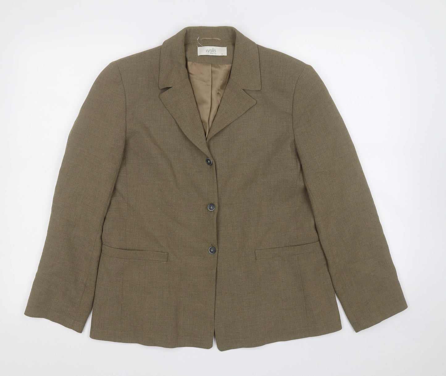 Womens UK Size 12 Wallis Green Jacket