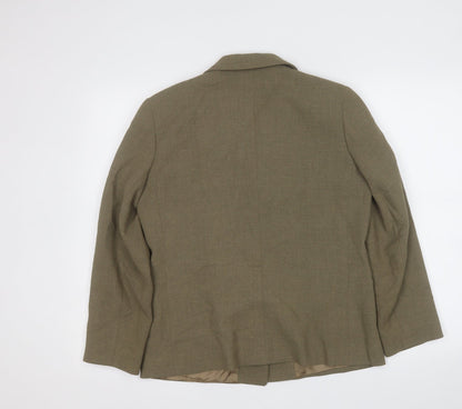 Womens UK Size 12 Wallis Green Jacket