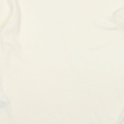 Primark Womens Yellow Round Neck  Acrylic Pullover Jumper Size S