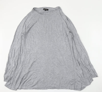 Womens UK Size 16 Papaya Grey Pullover Jumper
