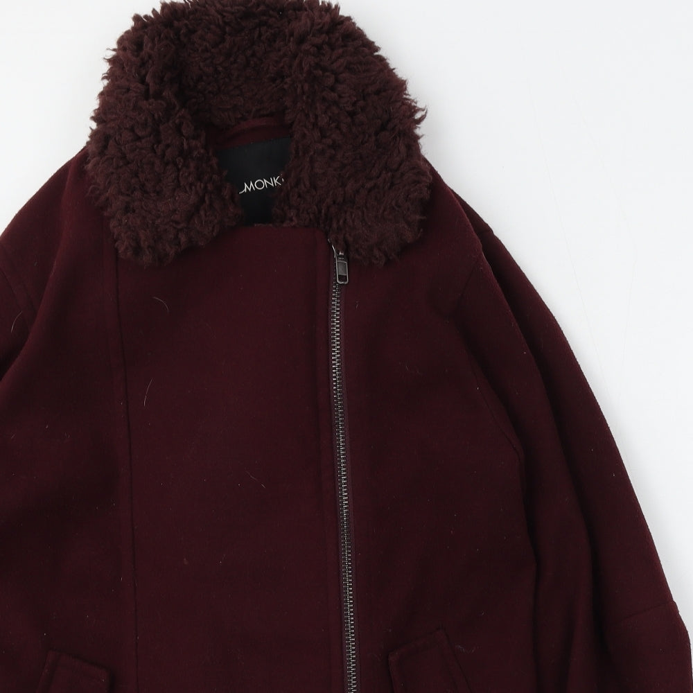 Womens UK Size XS Monki Red Jacket