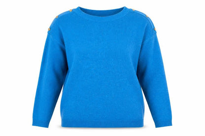 Womens UK Size 14 George Blue Pullover Jumper