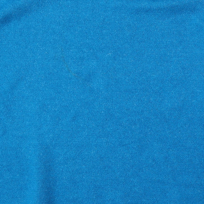 George Womens Blue Round Neck  Acrylic Pullover Jumper Size 14
