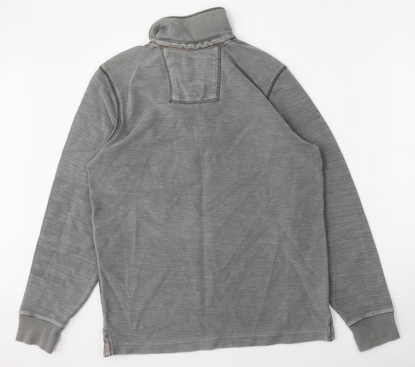 Stuff & Co Mens Grey  Cotton Pullover Sweatshirt Size M