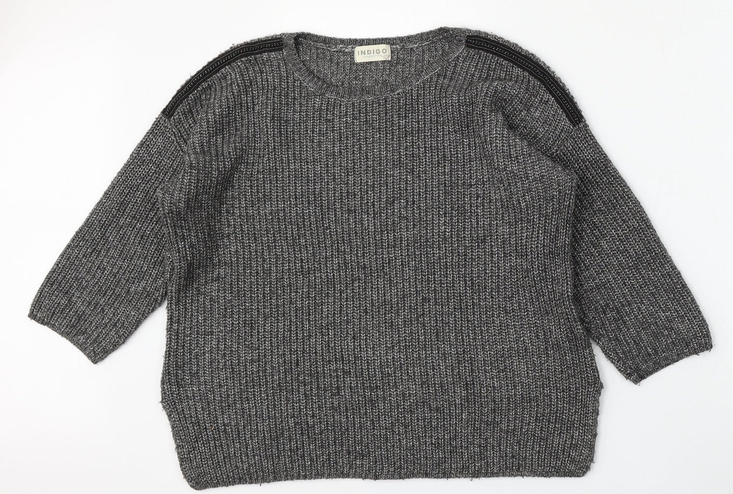 Womens UK Size 12 Marks and Spencer Grey Pullover Jumper