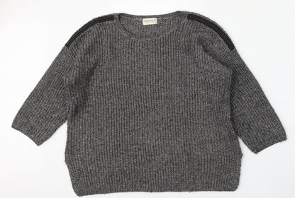 Womens UK Size 12 Marks and Spencer Grey Pullover Jumper
