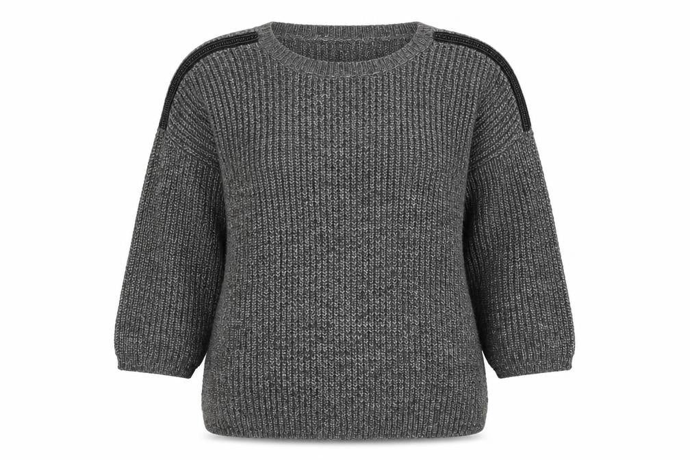 Womens UK Size 12 Marks and Spencer Grey Pullover Jumper