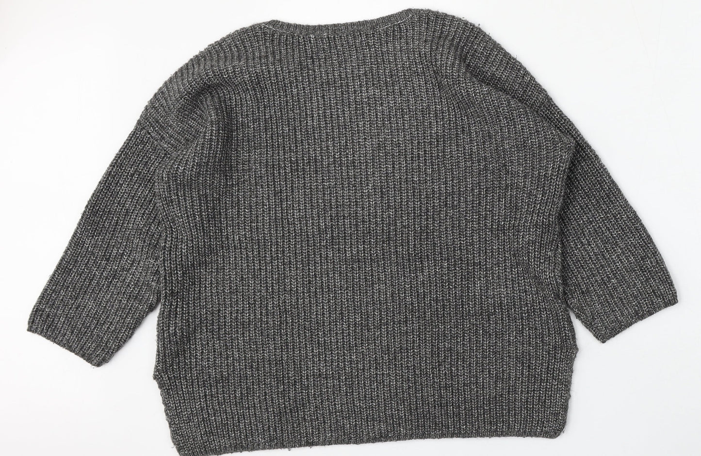 Womens UK Size 12 Marks and Spencer Grey Pullover Jumper