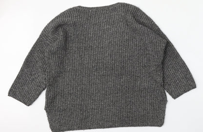 Womens UK Size 12 Marks and Spencer Grey Pullover Jumper