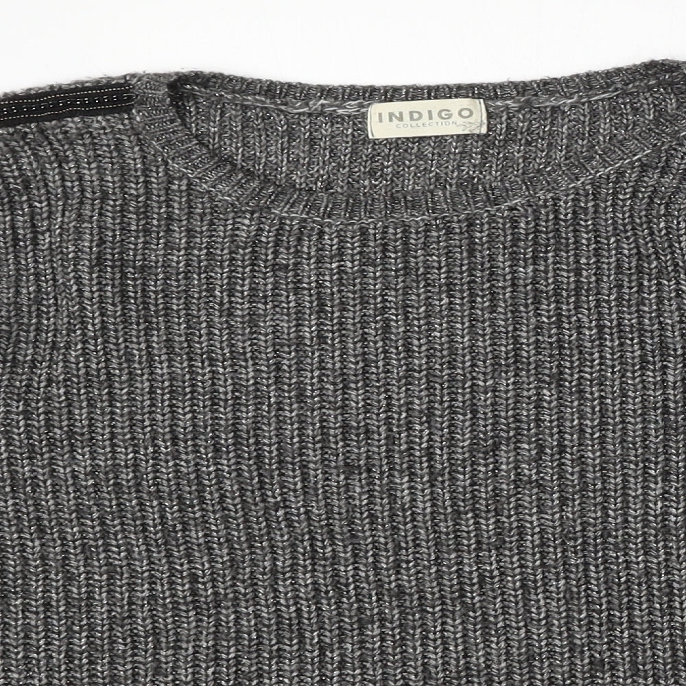 Womens UK Size 12 Marks and Spencer Grey Pullover Jumper