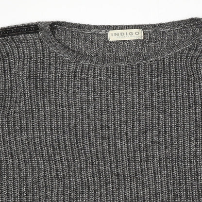 Womens UK Size 12 Marks and Spencer Grey Pullover Jumper