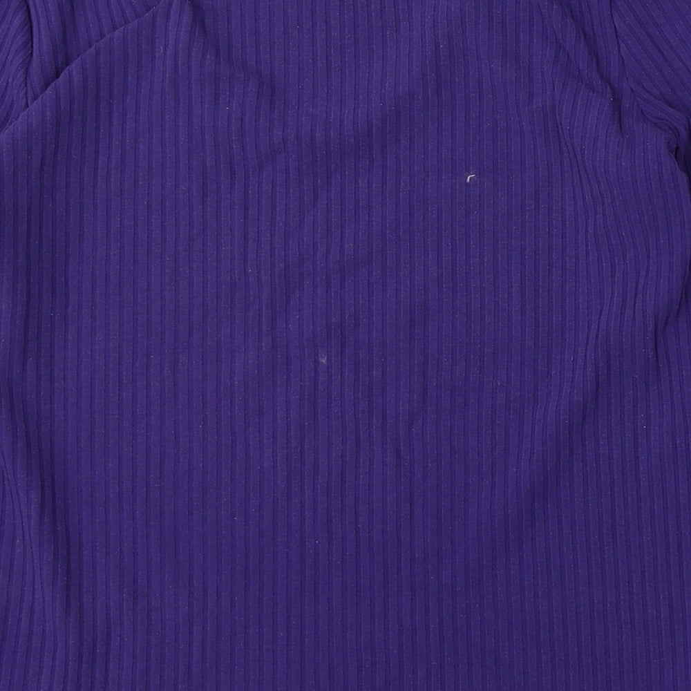 Womens UK Size 12 Marks and Spencer Purple Pullover Jumper