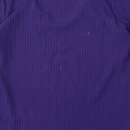 Womens UK Size 12 Marks and Spencer Purple Pullover Jumper