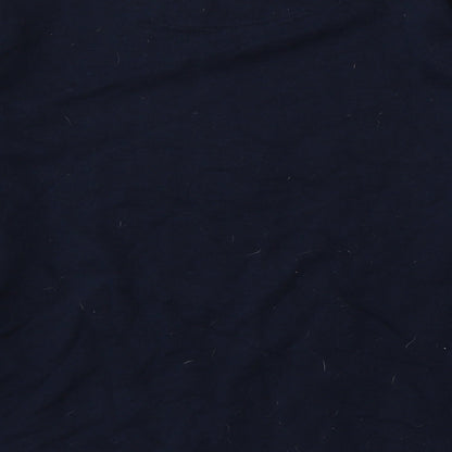 Mens UK Size M Brave Soul Blue Pullover Sweatshirt