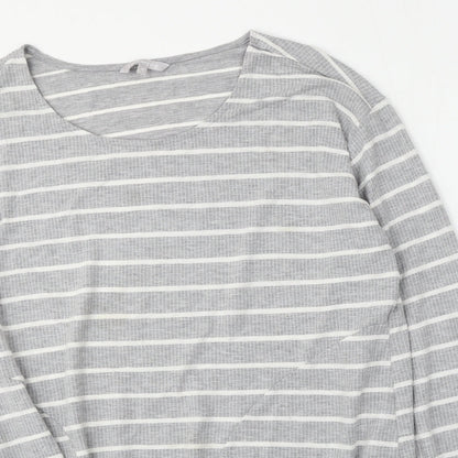 Womens UK Size 20 Red Herring Grey Pullover Jumper