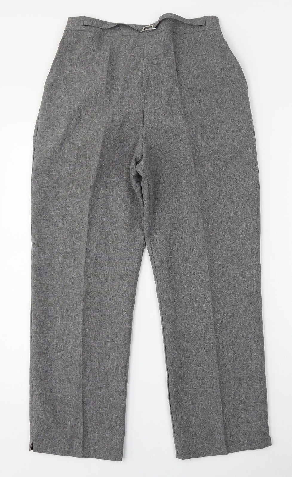 Womens UK Size 10 Mia Moda Regular Fit  Grey Trousers