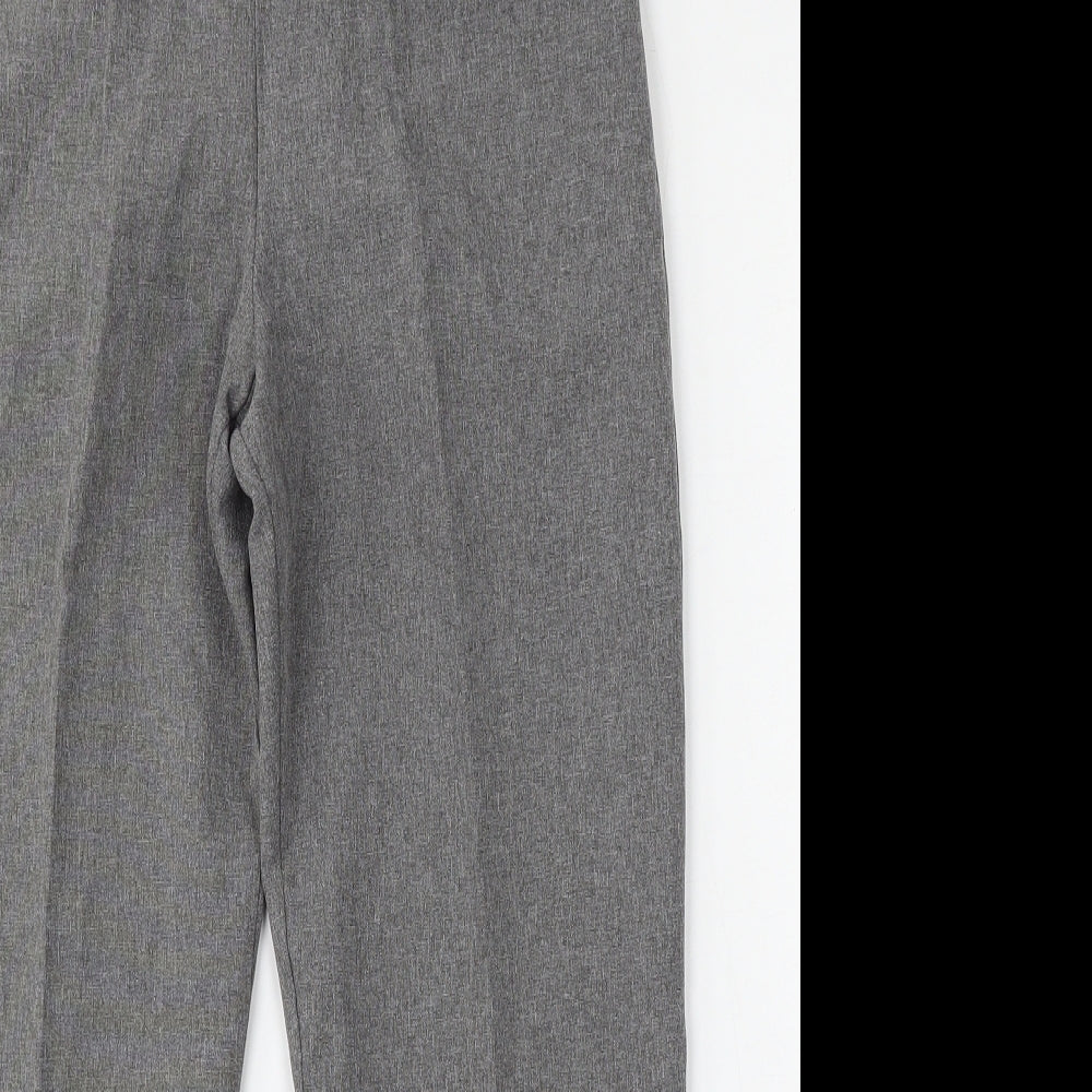 Womens UK Size 10 Mia Moda Regular Fit  Grey Trousers