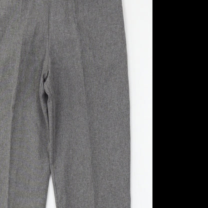 Womens UK Size 10 Mia Moda Regular Fit  Grey Trousers