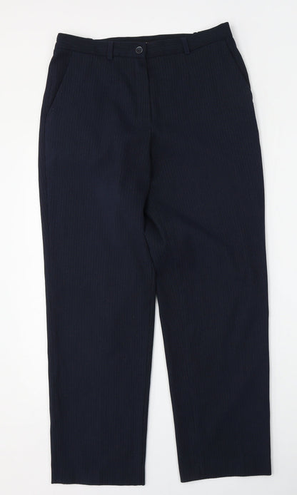 Womens UK Size 32 Brandtex Regular Fit  Blue Trousers