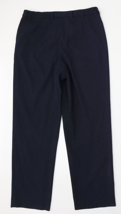 Womens UK Size 32 Brandtex Regular Fit  Blue Trousers