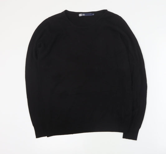 Womens UK Size S Isle Black Pullover Jumper