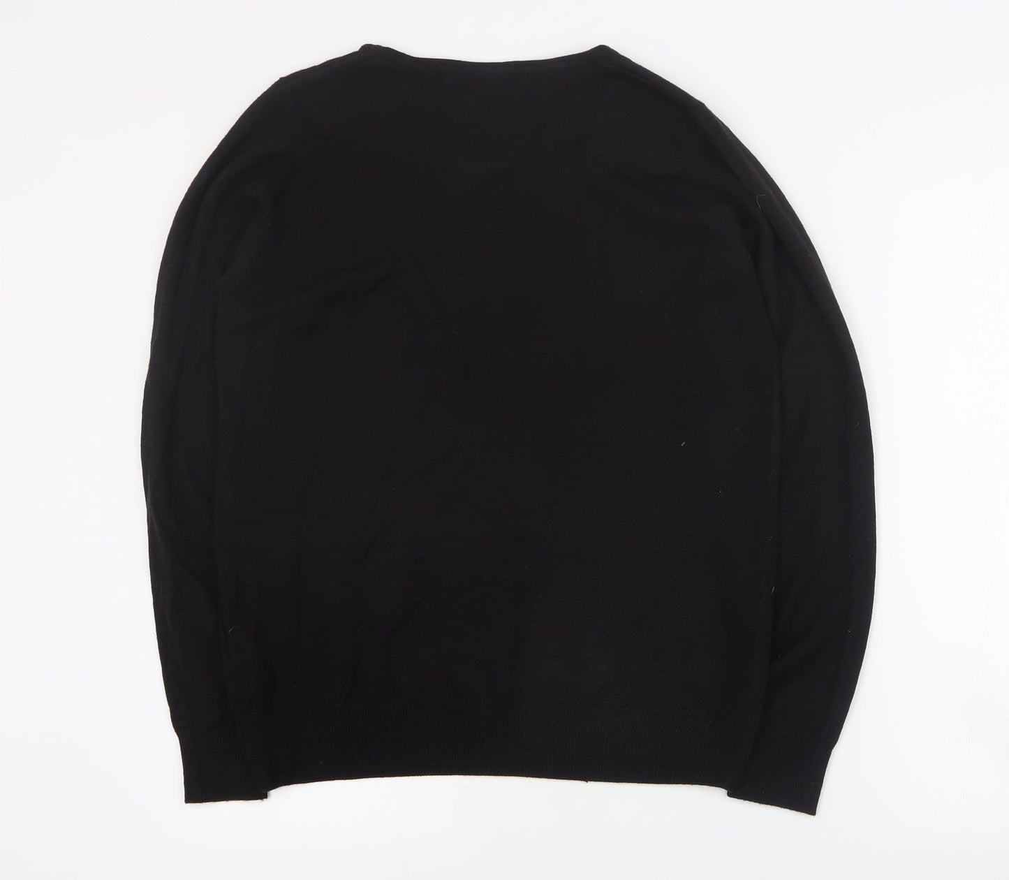 Womens UK Size S Isle Black Pullover Jumper