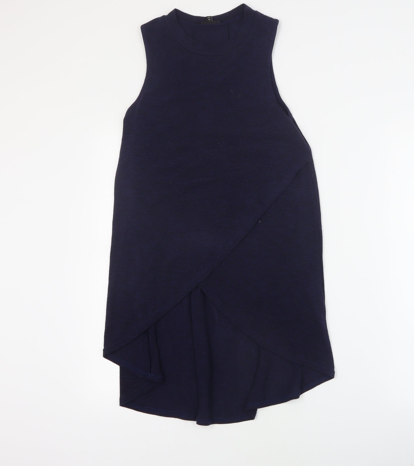 Womens UK Size 10 River Island Blue Basic Tank
