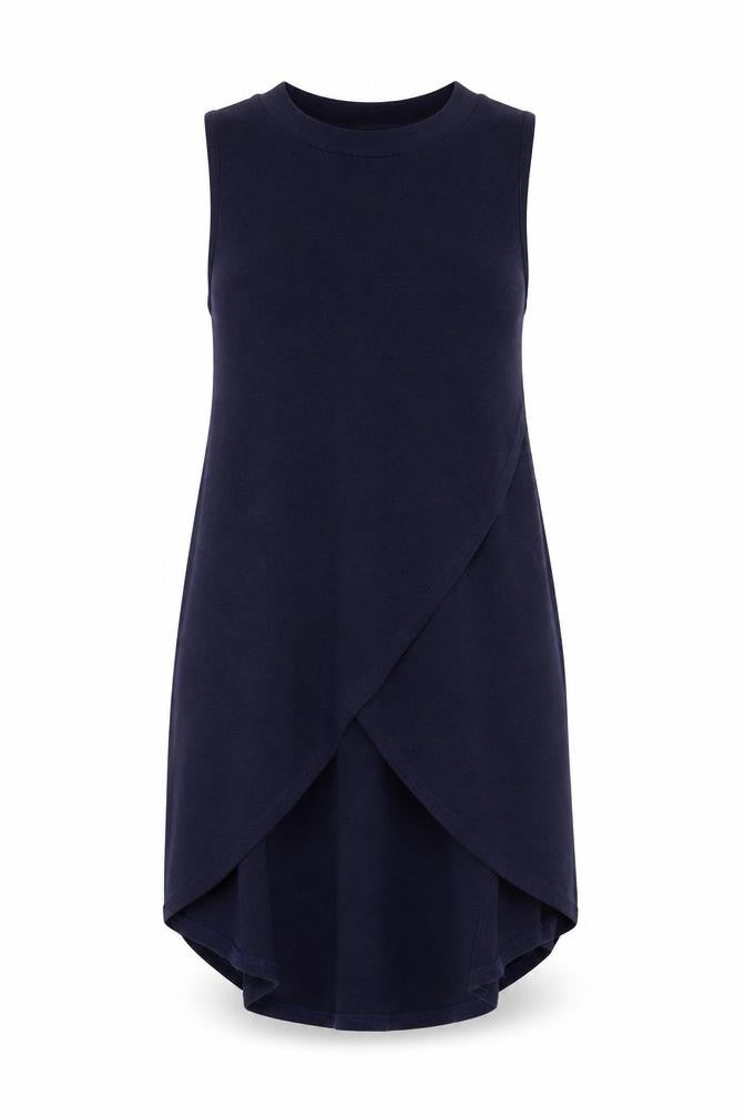 Womens UK Size 10 River Island Blue Basic Tank