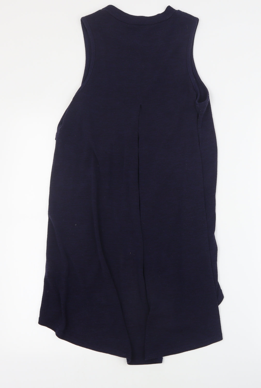 Womens UK Size 10 River Island Blue Basic Tank