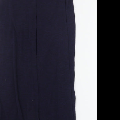 Womens UK Size 10 River Island Blue Basic Tank