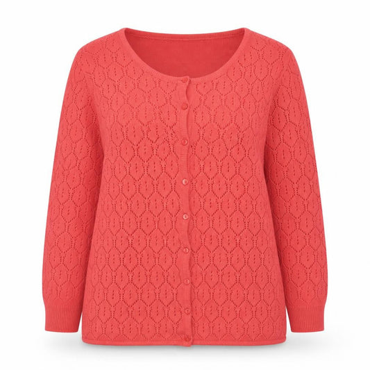 Womens UK Size 12 Wardrobe Pink Cardigan Jumper