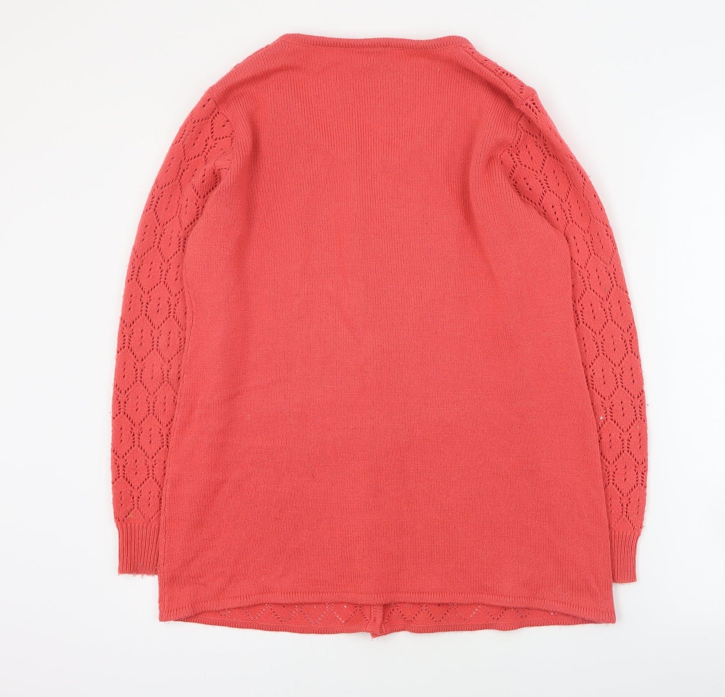 Womens UK Size 12 Wardrobe Pink Cardigan Jumper