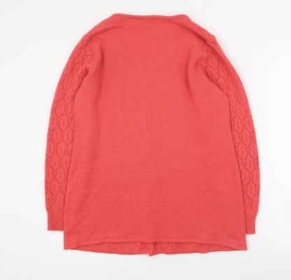 Womens UK Size 12 Wardrobe Pink Cardigan Jumper