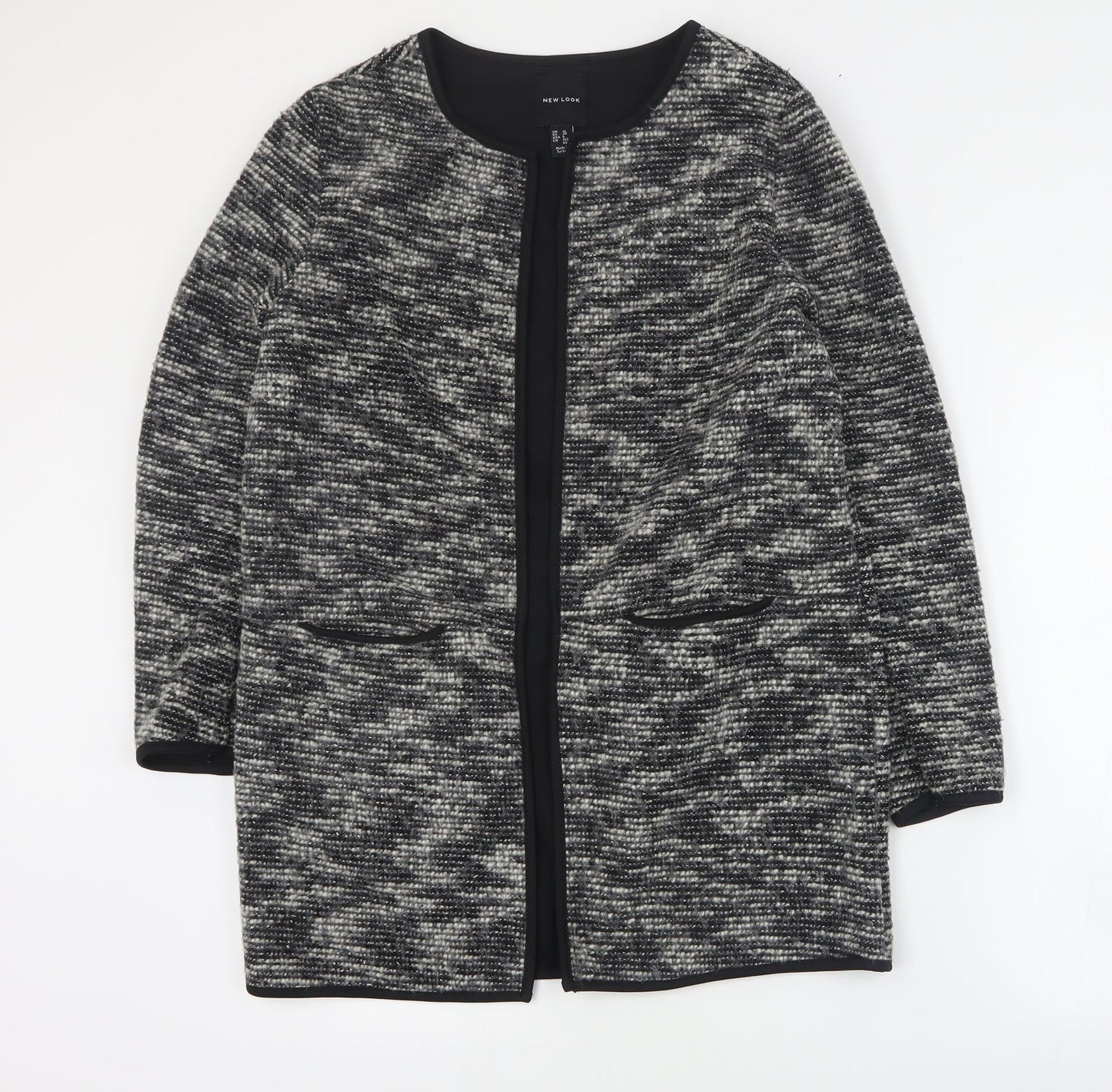 Womens UK Size 10 New Look Grey Jacket